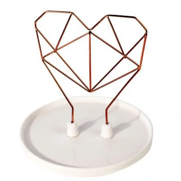 Geometric Heart Jewellery Stand - Picture 2 of 7